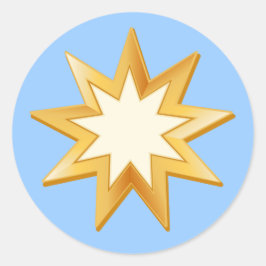 Wählen Sie Ihre Hintergrundfarbe Baha'i Sticker