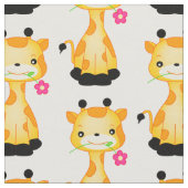 Wählen Sie Ihre Hintergrundfarbe Giraffe Gewebe Stoff (Nahaufnahme)