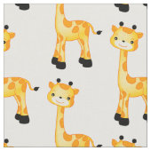 Wählen Sie Ihre Hintergrundfarbe Giraffe Gewebe Stoff (Nahaufnahme)
