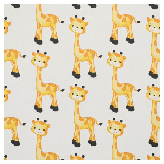 Wählen Sie Ihre Hintergrundfarbe Giraffe Gewebe Stoff (Muster)