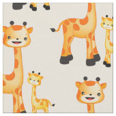Wählen Sie Ihre Hintergrundfarbe Giraffe Gewebe Stoff (Nahaufnahme)