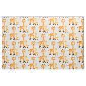 Wählen Sie Ihre Hintergrundfarbe Giraffe Gewebe Stoff (Fat Quarter (45,7 x 55,9 cm))