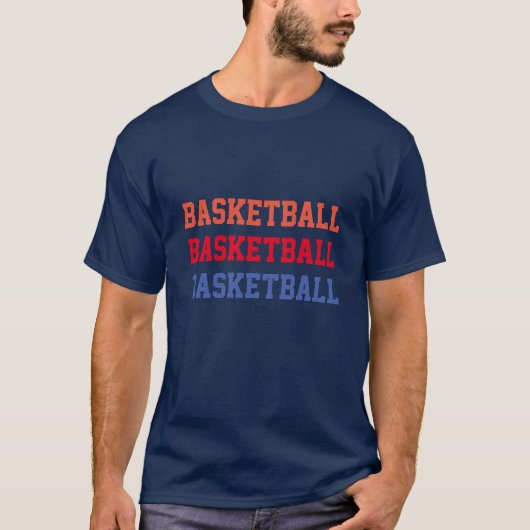 Wählen Sie Ihre Hobbies Basketball Text Männer T-Shirt (Vorderseite)