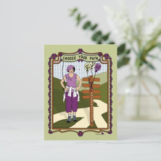 Wählen Sie Ihre Path_A_ Postkarte aus (Stehend Vorderseite)