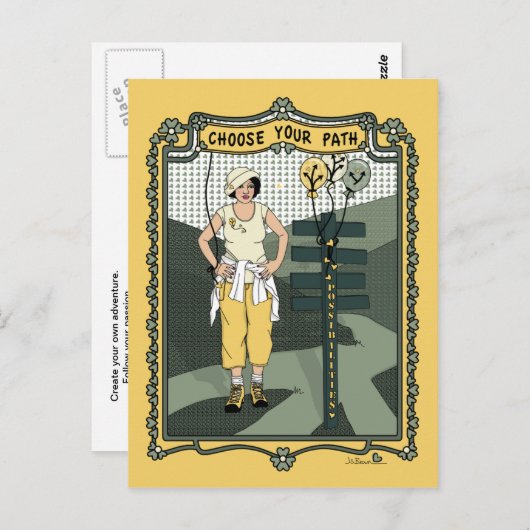 Wählen Sie Ihre Path_C_ Postkarte aus (Vorne/Hinten)