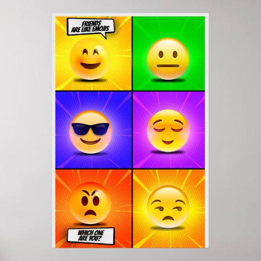 Wählen Sie Ihre Persönlichkeit (Matte) Poster (Vorne)