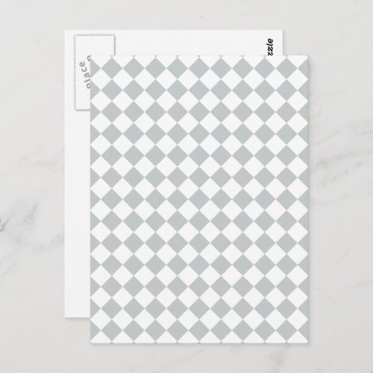 Wählen Sie Ihre Schachbrett-Farbe Einfach anpassen Postkarte (Vorne/Hinten)