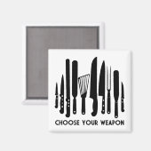 Wählen Sie Ihre Waffe aus Magnet (Vorderseite/Rückseite)