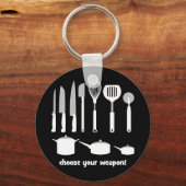 Wählen Sie Ihre Waffe aus Schlüsselanhänger (Vorderseite)