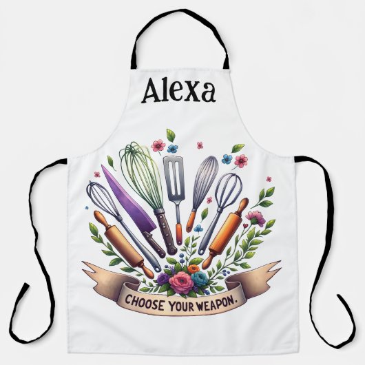 Wählen Sie Ihre Waffe aus Schürze (Vorderseite)