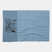 Wählen Sie Ihre Waffe - Blue Buffalo Kariert Geschirrtuch (Horizontal)