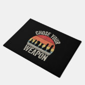 Wählen Sie Ihre Weapon Funny Schach Stücke Fußmatte (Schrägansicht)