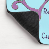 Wählen Sie Ihre Werte Mat, Bio Muster Mousepad (Ecke)