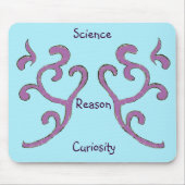 Wählen Sie Ihre Werte Mat, Bio Muster Mousepad (Vorne)