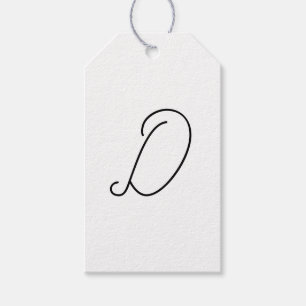 Wählen Sie Ihren eigenen Brief   Schriftart Style: Geschenkanhänger