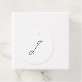 Wählen Sie Ihren eigenen Brief | Schriftart Style: Geschenkanhänger (Beispiel)