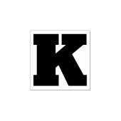 Wählen Sie Ihren eigenen Brief | Schriftart Style: Gummistempel (Prägung)