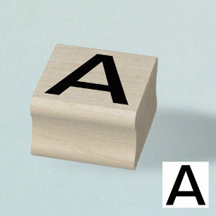 Wählen Sie Ihren eigenen Buchstaben Schriftschni Gummistempel