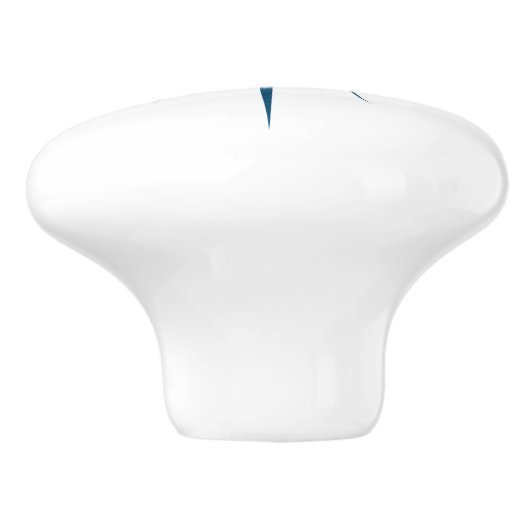 Wählen Sie Ihren eigenen Farbspass Mitte des Jahrh Keramikknauf (Seitenansicht)