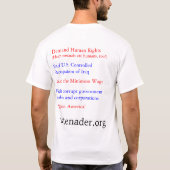 Wählen Sie Ihren Glauben! T-Shirt (Rückseite)