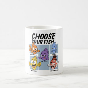 Wählen Sie Ihren lustigen Fisch Kaffeetasse