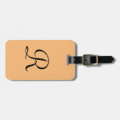 WÄHLEN SIE IHREN Minimalistischen FARBBONG AUS Gepäckanhänger (Vorderseite horizontal)