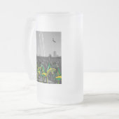 Wählen Sie Ihren Sitzplatz aus Mattglas Bierglas (Vorderseite Links)