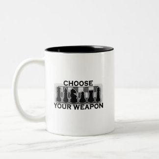 Wählen Sie Ihren Waffenschach aus Zweifarbige Tasse