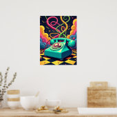 Wählen Sie im Neon Dream - Retro Surreal Pop Art Poster (Küche)