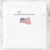 Wählen Sie Jed/Abbey Bartlet für Amerika Aufkleber (Tasche)