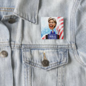 Wählen Sie jedermann aber Hillary für Präsidenten Button (Beispiel)