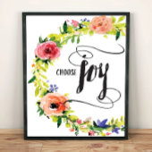 Wählen Sie Joy Art Print Poster