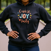 Wählen Sie Joy Daily Pastel Doodle Icon Hoodie