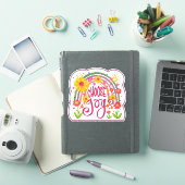 Wählen Sie Joy Fun Rainbow Inspirivity Sticker aus (iPad Hülle)