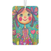 Wählen Sie Joy & Happy Flower Girl doppelseitig - Autolufterfrischer (Rückseite)