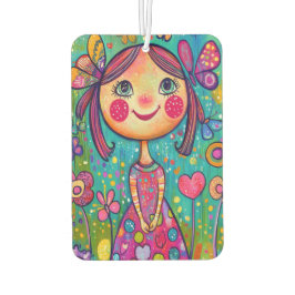 Wählen Sie Joy & Happy Flower Girl doppelseitig -  Autolufterfrischer