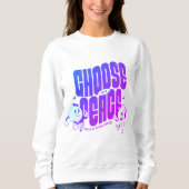 Wählen Sie Joy & Peace Niedlich Inspirational Blue Sweatshirt (Vorderseite)