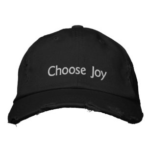 Wählen Sie Joy Stickkappe Bestickte Baseballkappe