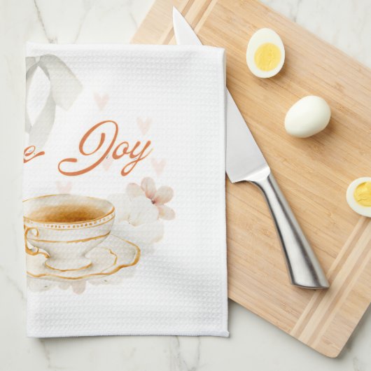 Wählen Sie Joy - Teetücher - Cinnamon Roll & Tee Geschirrtuch (Viertel Falte)