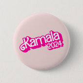 Wählen Sie Kamala Harris 2024 Logo-Button-Button f Button (Vorderseite)