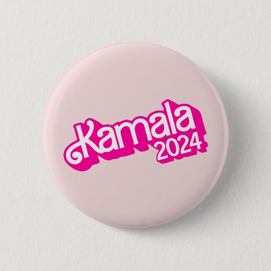 Wählen Sie Kamala Harris 2024 Logo-Button-Button f Button (Vorderseite)