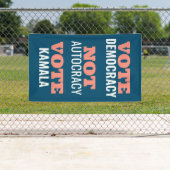 Wählen Sie Kamala nicht Autokratie angepasst Banner (Insitu)