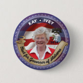 Wählen Sie Kay Ivey für Gouverneur von Alabama - Button (Vorderseite)