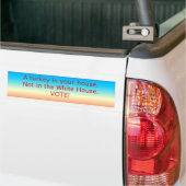 Wählen Sie keine Truthähne Autoaufkleber (Auf Lkw)