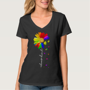Wählen Sie Kind Elephant Sunflower Puzzle Autismus T-Shirt