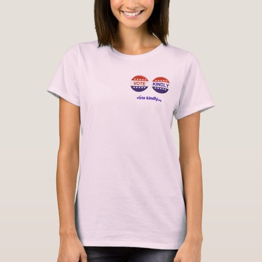 Wählen Sie Kindly Buttons Bio T-Shirt (Vorderseite)