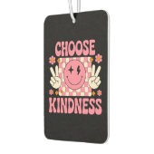 Wählen Sie Kindness - florale Inspiration (2) Autolufterfrischer (Links)