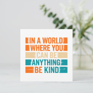 Wählen Sie Kindness - Inspirationstechnische Typog