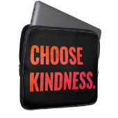 Wählen Sie Kindness Neoprene Laptop Sleeve (Vorne Rechts)
