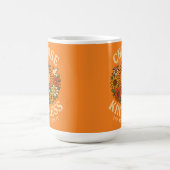 Wählen Sie Kindness Retro Floral Art Kaffeetasse (Mittel)